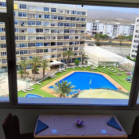 Residencial Molinos Con Piscina, Tv Internacional Y Wifi Playa del Ingles (Gran Canaria)