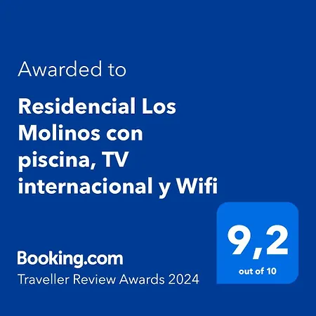 Residencial Molinos Con Piscina, Tv Internacional Y Wifi * Πλάγια ντελ Ινγκλές